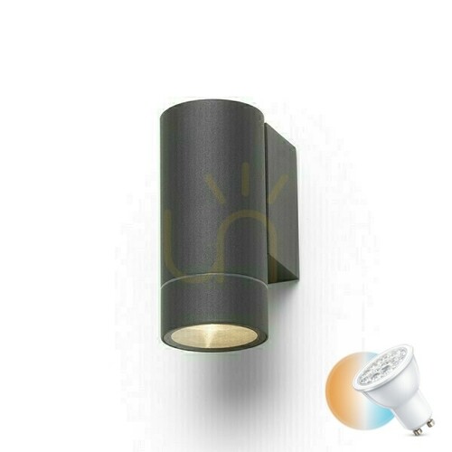 Check Outdoor wall lamp Mizzi New I wall lamp Anthracite 230 V Gu10 35 W Ip65
