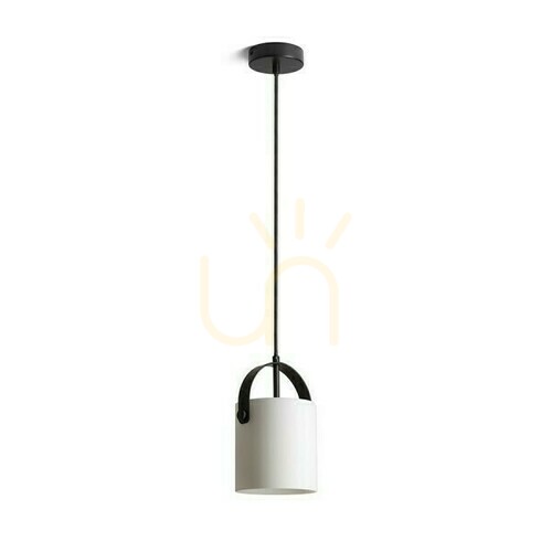 Check Julietta 16 Opal Glass/Black Pendant Lamp 230 V E27 20 W.