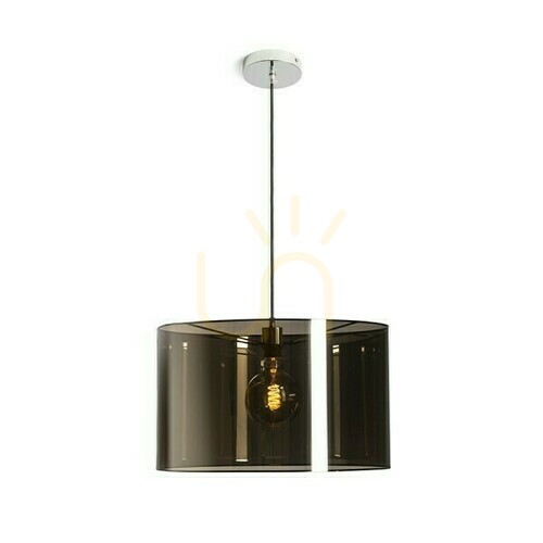 Check Fancy 50/30 Pendant Lamp Smokey Foil 230 V E27 max. 15 W