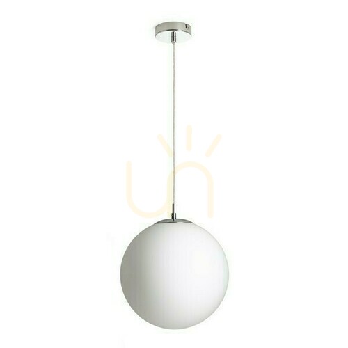 Check Luna 30 Opal Glass/Chrome Pendant Lamp 230 V Led E27 15 W.