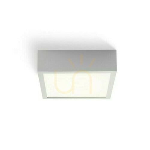 Check Plafond Structural Led 20x20 Surface Mounted Brushed Aluminum 230 V 12 W 3000 K