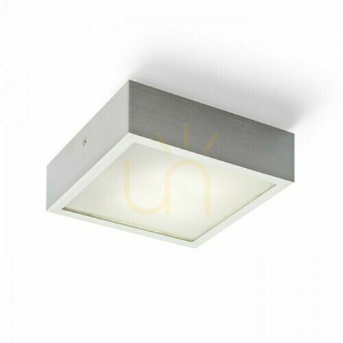Check Plafond Structural Led 20x20 Surface Mounted Brushed Aluminum 230 V 12 W 3000 K