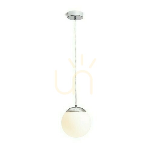 Check Bolly 17 Opal Glass/Chrome Pendant Lamp 230 V Led E27 15 W Ip44