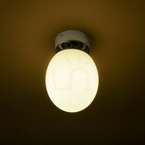 Rendl MERINGUE 16 bathroom ceiling light opal glass/chrome E27 IP44 R13690 small 3