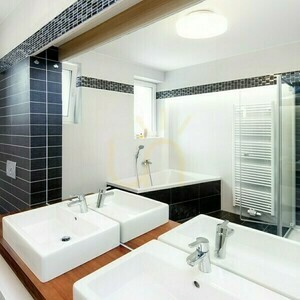 Bathroom Lamp Zara Led 26 Ceiling Opal Glass/Chrome 230 V 12 W Ip44 3000 K small 2