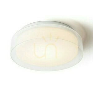 Bathroom Lamp Venice Led 30 Ceiling Transparent Glass/O opal glass/Chrome 230 V 12 W Ip44 3000 K small 2