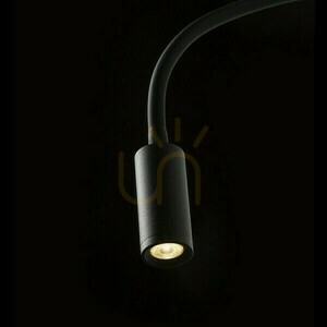 Rendl VALE R13648 black LED wall reading light 3 W 3000 K with flexible arm small 3
