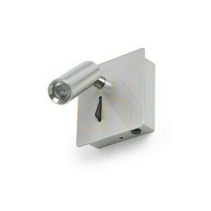 Wall lamp Mig wall lamp Nickel Mat 230 V Led 3 W 30° 3000 K small 1
