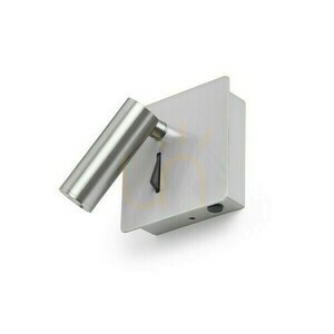 Wall lamp Mig wall lamp Nickel Mat 230 V Led 3 W 30° 3000 K small 2