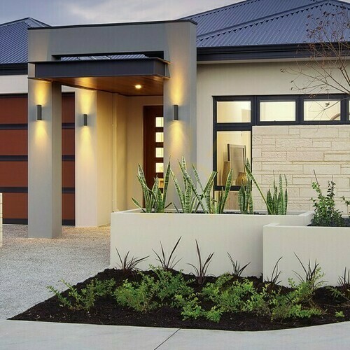 Check Rendl MIZZI NEW II R13643 anthracite outdoor wall light, 2 × GU10, IP65