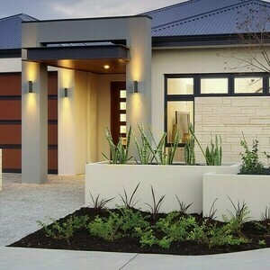 Outdoor wall lamp Mizzi New Ii wall lamp Anthracite 230 V Gu10 2x35 W Ip65 small 1