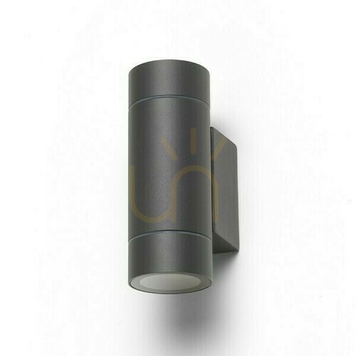 Check Outdoor wall lamp Mizzi New Ii wall lamp Anthracite 230 V Gu10 2x35 W Ip65