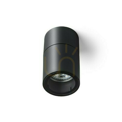 Check Plafonds Outdoor Sorano Ceiling Black Plastic 230 V Led Gu10 8 W Ip44