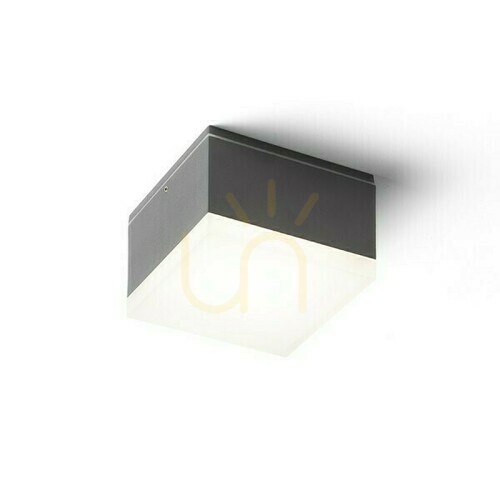 Check Rendl ORIN SQ R13629 anthracite outdoor ceiling light, 10 W LED 3000 K IP54