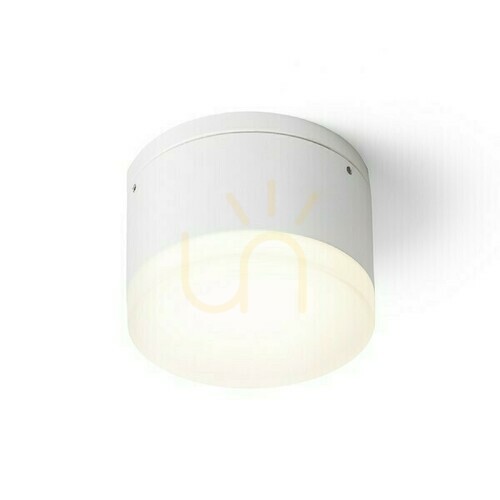 Check Plafonds Outdoor Orin R Ceiling White Satin Acrylic 230 V Led 10 W Ip54 3000 K