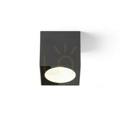 Check Outdoor Plafonds Senza Sq Ceiling Anthracite Clear Glass 230 V Led 6 W Ip65 3000 K