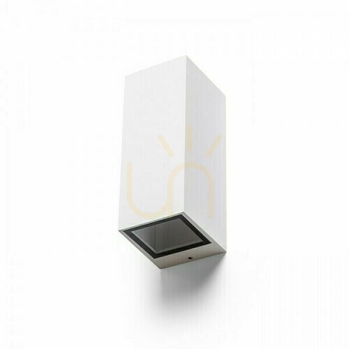 Check Outdoor wall lamp Desmond Ii Wall lamp White 230 V Gu10 2x35 W Ip44