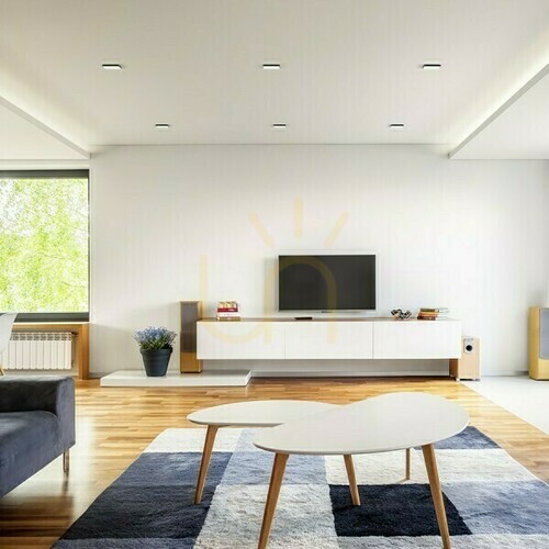 Check Bjork Sq 9 Recessed luminaire Black 230 V Led 6 W 3000 K