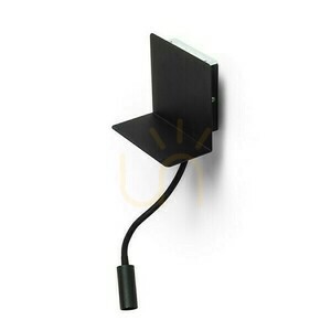 Wall lamp Rostam wall lamp With Usb Black 230 V Led 2x3 W 3000 K small 0
