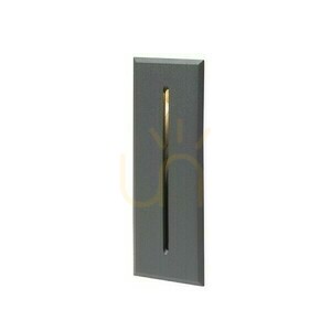 Recessed outdoor luminaire Segno Anthracite 230 V Led 3 W Ip54 3000 K small 0