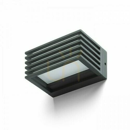 Check Wall lamp Claire 14 wall lamp Anthracite Milk Acrylic 230 V Led 6 W Ip54 3000 K