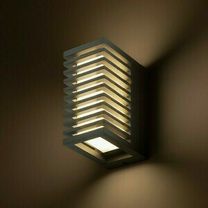 Wall lamp Claire Rc Anthracite Milk Acrylic 230 V Led 6 W Ip54 3000 K small 2