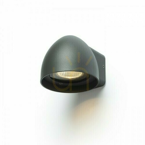 Check Outdoor wall lamp Bourdon wall lamp Anthracite 230 V Gu10 35 W Ip54