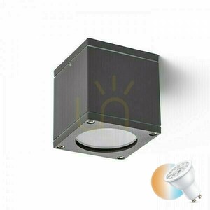 Plafonds Outdoor Rodge Ceiling Anthracite 230 V Gu10 35 W Ip54 small 0