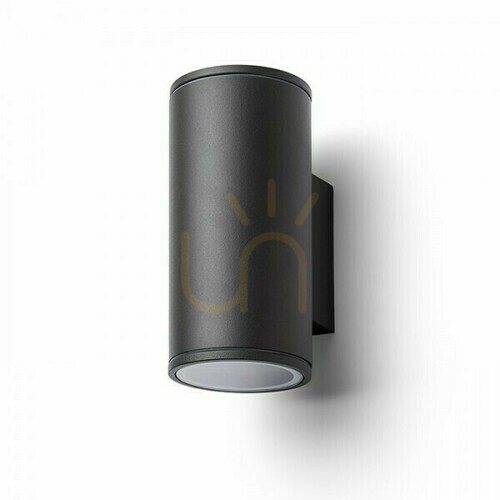 Check Lizzi Ii outdoor wall lamp Anthracite 230 V Gu10 2x35 W Ip54