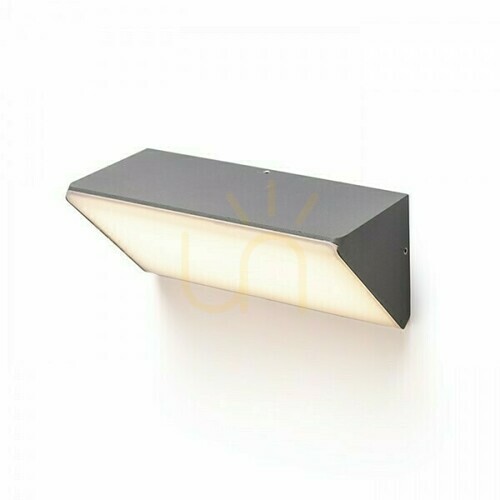 Check Wall lamp Andante Anthracite Acrylic Mat 230 V Led 21 W Ip65 3000 K