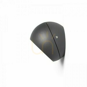 Outdoor wall lamp Siv Surface-mounted Anthracite 230 V Led 6 W 120° Ip54 3000 K small 1
