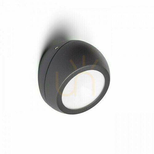 Check Outdoor wall lamp Siv Surface-mounted Anthracite 230 V Led 6 W 120° Ip54 3000 K