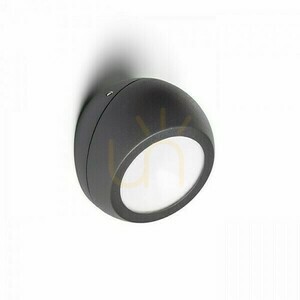 Outdoor wall lamp Siv Surface-mounted Anthracite 230 V Led 6 W 120° Ip54 3000 K small 2