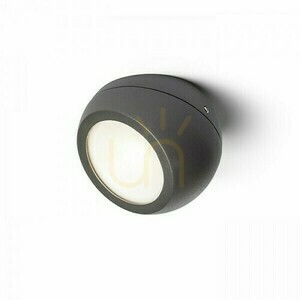 Outdoor wall lamp Siv Surface-mounted Anthracite 230 V Led 6 W 120° Ip54 3000 K small 4