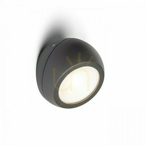 Check Outdoor wall lamp Siv Surface-mounted Anthracite 230 V Led 6 W 120° Ip54 3000 K