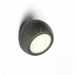 Outdoor wall lamp Siv Surface-mounted Anthracite 230 V Led 6 W 120° Ip54 3000 K small 0