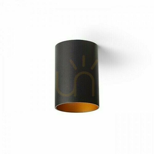 Check Connor Ceiling Downlight Black/Gold 230 V Led Gu10 10 W.