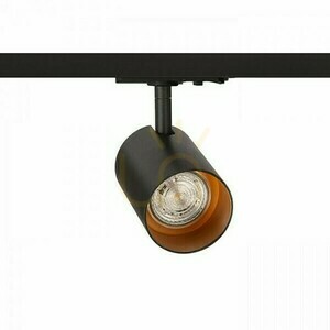 Rendl CONNOR single-circuit track spotlight, black/gold, GU10, 13.5 cm small 4