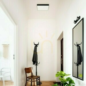 Larisa Sq 40 Ceiling Plafond Black 230 V Led 50 W 3000 K small 2
