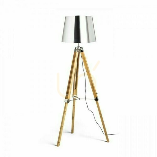 Check Lampshade, Illusion 45/33 Chrome Foil Max. 20 W