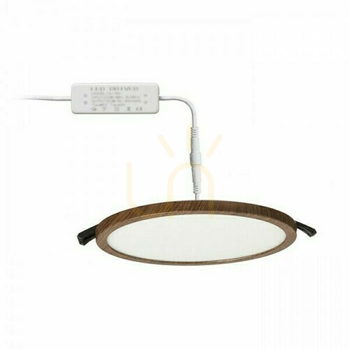 Check Hue Recessed Luminaire R 17 Decor Dark Walnut 230 V Led 18 W 3000 K