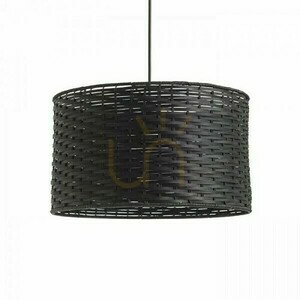 Fiatlux 41/24 Black Bamboo Pendant Lamp 230 V E27 15 W. small 1