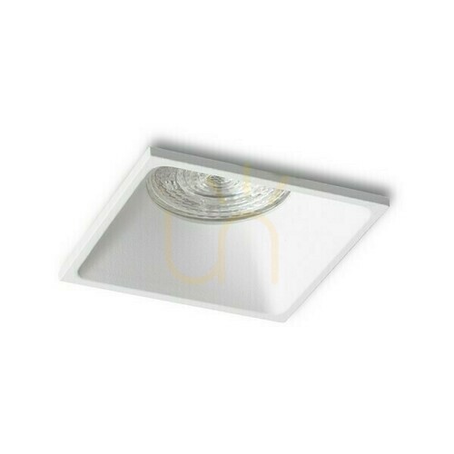 Check Zuri Sq Recessed Luminaire White 230 V Gu10 35 W.
