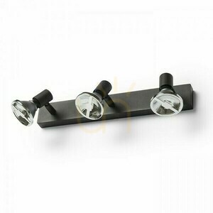 Wall lamp Trica Iii Black 230 V Gu10 3x25 W. small 1