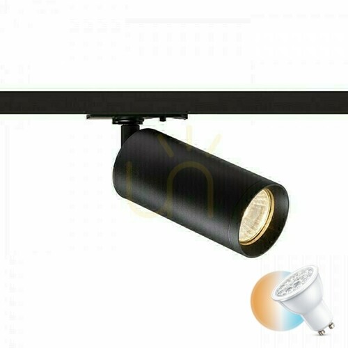 Check Belenos Spotlight For 1 Phase Black 230 V Led Gu10 9 Watt Bus.