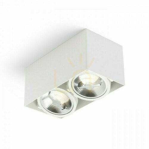 Check Downlight James Ii Dimm Ceiling Matte White 230 V Led 2x15 W 24° 3000 K
