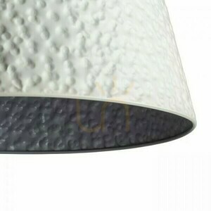 Bucky 40 White/Grey Metal Pendant Lamp 230 V E27 28 W. small 3