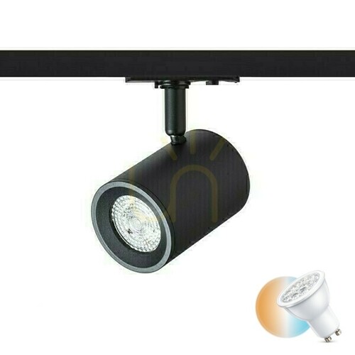 Check Cadenza Spotlight For 1 Phase Bus Black 230 V Led Gu10 10 W.