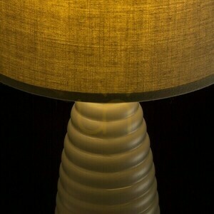 Laura Beige Gray Table Lamp 230 V E27 28 W. small 3