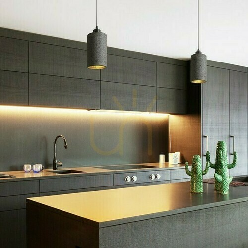 Check Camino Cement Pendant Lamp 230 V E27 28 W.